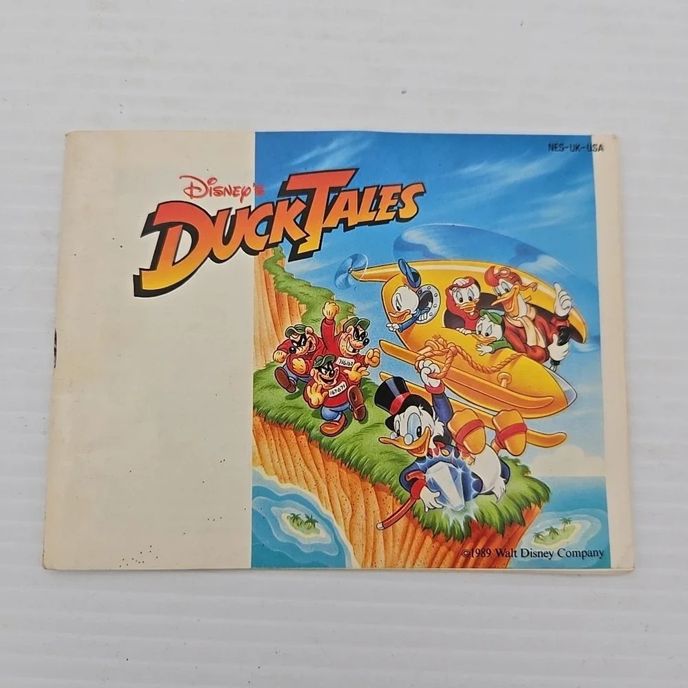 Disney's DuckTales‎ (Nintendo NES, 1989)  MANUAL Only